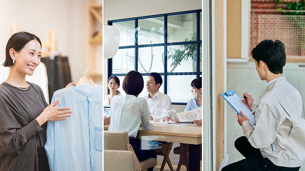 画像：ノートPCで画像編集しているイメージ